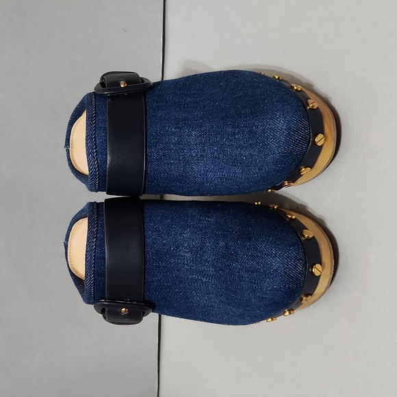 NWOB Veronica Beard Dacey Denim Clog Mules. Sizes 7, 7.5 - Picture 7 of 12